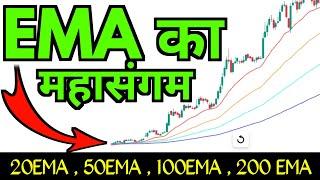 Chartink scanner | How to find swing trading stocks with chartink | EMA का महासंगम Screener