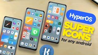 Get HyperOS Super Icons Widgets On Any Android