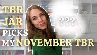 TBR jar picks my November TBR 🩵