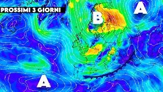 ▶ PREVISIONI METEO PROSSIMI 3 GIORNI: ONDATA DI MALTEMPO E FRESCO IN ARRIVO + ANALISI