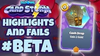 Highlights and Fails from the Bloons Card Storm Beta