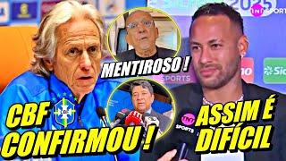 CBF PREPARA ANÚNCIO DO NOVO TÉCNICO DA SELEÇÃO ! NEYMAR SOBRE  FICAR FORA DA CONVOCAÇÃO E MAIS