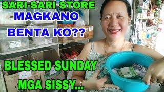 MAGKANO BENTA KO NGAYONG SUNDAY?? TANGHALI NA KAMI NAG OPEN KOTA KAY? MAGKANO BENTA NYO KASARI?