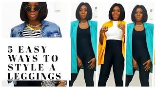 5 WAYS TO STYLE A LEGGINGS |OUTFIT IDEAS |SIMBBYFABGIRL |TRYON | 2020 |WOC |LEGGINGS |STYLE EXPERT