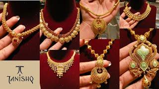 Light weight gold necklace design with weight and price // Latest Gold 22k gold necklace design