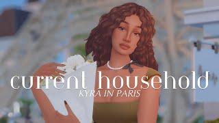 kyra in paris || the sims 4 current household #3