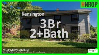 #HNROP Kensington Home For Sale  | Washington-Arlington-Alexandria