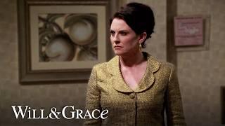 Karen Walker, a violent, womanizing alcoholic | Will & Grace