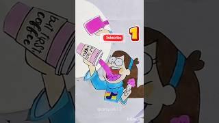 Which one is real ? #shortsvideo #art #viralvideo #trending #s #gravityfalls