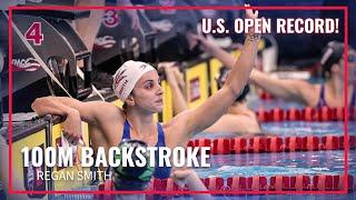 Regan Smith Takes Down U.S. Open Record in 100M Backstroke | 2024 TYR Pro Swim Series Westmont