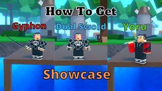 (Nok Piece) How to get/obtain all the {Swords and showcase}