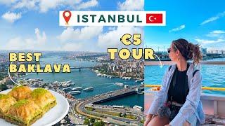 €5 Bosphorus Boat Tour in Istanbul (Is it worth it?), visiting Galata Tower and trying local foods 