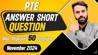 Answer Short Question | Real Exam Predictions November 2024 | Vision Language Experts