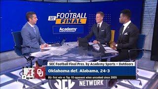 Sec Football Final Breaking Down how Oklahoma got the win over Alabama