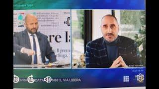 Michele Gubitosa ospite a "Omnibus" La7 27/12/2024