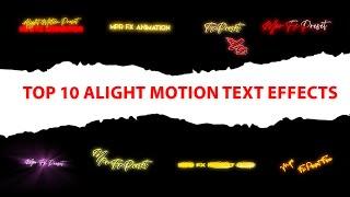 Text Animation Alight motion | Aligh tmotion Text Presets | Text Effect Alight motion Preset [ 37 ]