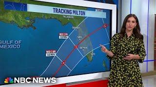 Hurricane Milton on track to hit Florida as a major Category 3 storm 