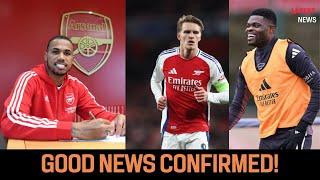 HOT NEWS: GABRIEL SIGNS NEW CONTRACTTHOMAS PARTEY STAYING AT ARSENAL | ODEGAARD WARNS REAL MADRID!