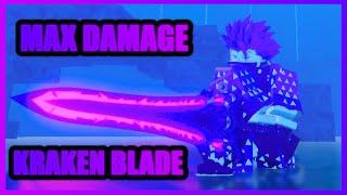 MAX DAMAGE Kraken Blade Showcase ️ | Grand Piece Online