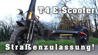 isinwheel T4 Offroad E-Scooter, Straßenzulassung, 70km Reichweite