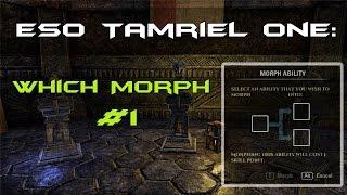 ESO One Tamriel - Sorcerer Skill: Ball of Lightning vs Streak (Which Morph #1)