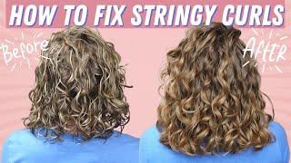 How to Fix Stringy Curls and Get Nice Curl Clumps