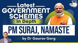 NAMASTE Scheme and PM SURAJ portal - Latest Government Schemes 2024 by Dr Gaurav Garg