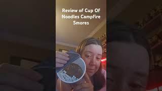 I try Campfire Smores Ramen!!  #ramen #Noodles #smores #tastetest