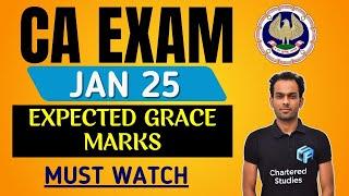  CA Exam Jan 2025 | Expected Grace Marks | ICAI Passing Strategy 