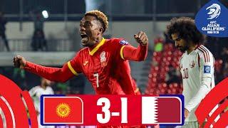 Red card turns the tide! | Kyrgyz Republic - Qatar | Highlights #AsianQualifiers - Road To 26