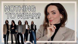 7 EASY OUTFIT FORMULAS FOR WHEN YOU HAVE NOTHING TO WEAR | Classic & easy looks that anyone can wear