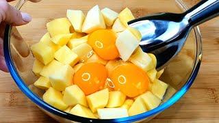 BEAT THE EGG WITH POTATOES and you will be happy with the result.  Practical recipes