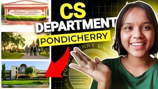 Computer science department | Pondicherry University |