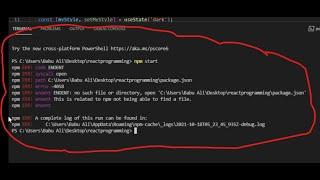 how to fix npm start problem in React.js || how to fix npm error in React.js Education Analysist