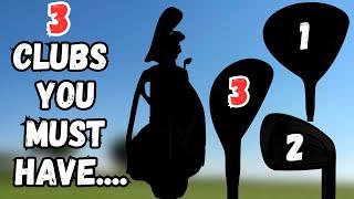 3 Clubs YOU Must HAVE to Lower YOUR Scores!!! 94% of you DON'T!!