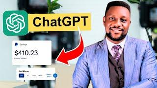 Chatgpt made me $4120 So Far - Unbelievable method to earn money online