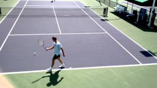 Indian Wells 2015 Teymuraz Gabashvili serving