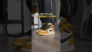 How To Lace Jordan 1 High’s #sneakers #jordan1 #styletips #sneaker