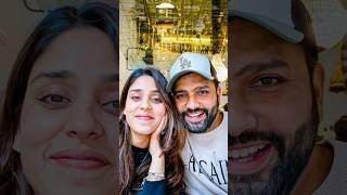 #shorts || ️‍#Rohit Sharma #indian Cricketer with Wife #Ritika Sajdeh #cute Couple #shorts ....