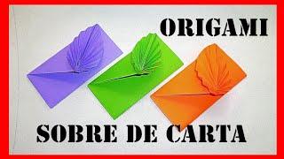 ORIGAMI: SOBRE DE CARTA  (HOW TO MAKE A PAPER ENVELOPE)