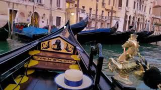 Venice, Gondola ride at night