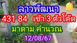 ลาวพัฒนา 431 84 ข้าว 3 ตัวโต๊ด_มาดามคำนวณ_ให้เป็นแนวทางวันนี้_12/08/67_@มาดามคํานวณChanel