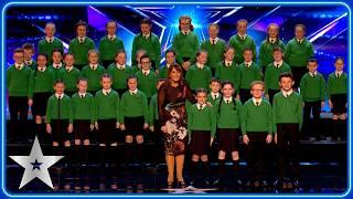 St. Patrick's Junior Choir give ANGELIC performance | Unforgettable Audition | Britain's Got Talent