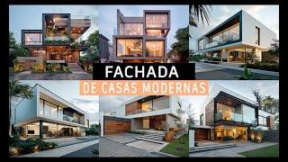 LAS 20 MEJORES FACHADAS DE CASAS MODERNAS - FACHADA BONITA