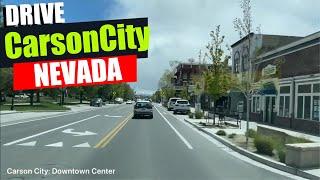 Driving Downtown - Carson City, Nevada USA 2022