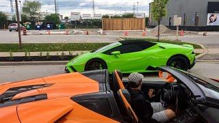 LAMBORGHINI HURACAN SURPRISE MEET | VLOGS BY HAASHOOO