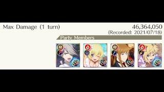 Tales Of Crestoria - 1st Anniversary Kanata Renew Damage Record【テイクレ】