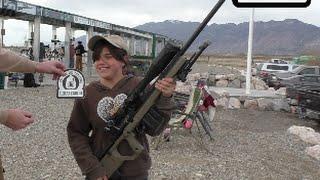 11 yr Old Carly Hits Milk Jug with 1 Shot at 1000 Yards!!!   LRSU Milk Jug Challenge