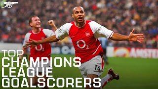 Top 10 Arsenal Champions League goalscorers | Henry, Van Persie, Walcott & more! | UCL