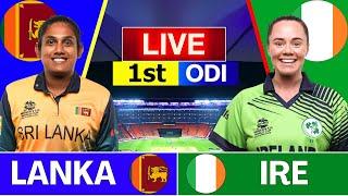 Live : Sri Lanka Women vs Ireland Women | 1st ODI | SLW vs IREW | Sri Lanka Women tour 2024